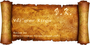 Vágner Kinga névjegykártya